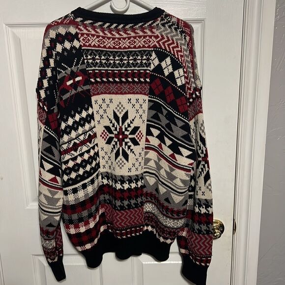 🔥🔥 Vintage WOODS & GRAY Heavy Thick Sweater - COOGI Style -Mens XL - EXCELLENT - Picture 4 of 7